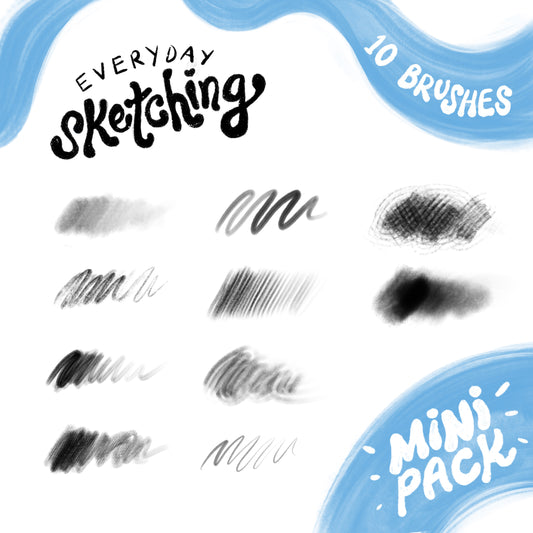 Isabelle's Mini Sketch Pack — Procreate Brush Set