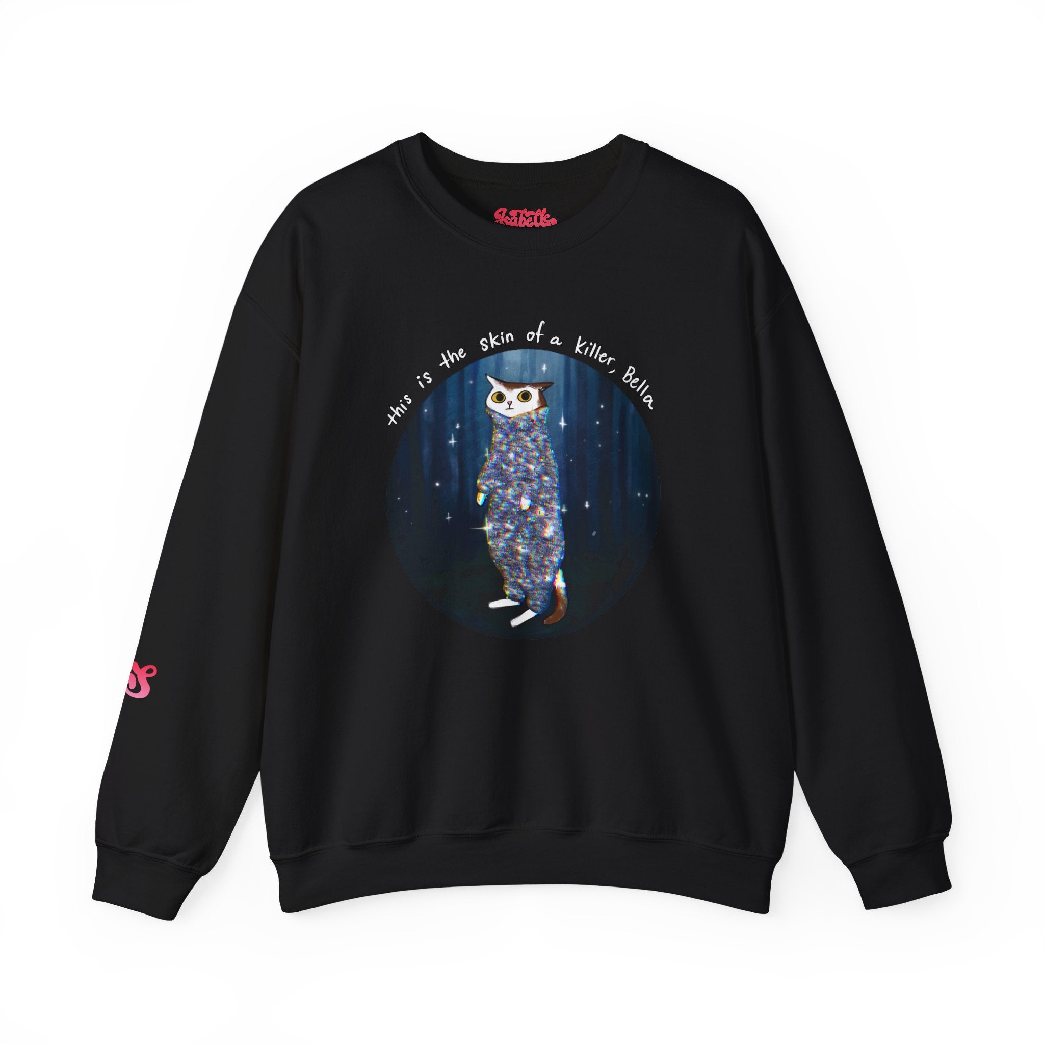 This is the skin of a killer, Bella Crewneck Sweatshirt