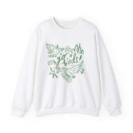 Go Birds! Unisex Heavy Blend™ Crewneck Sweatshirt - Casual Comfort for Fans