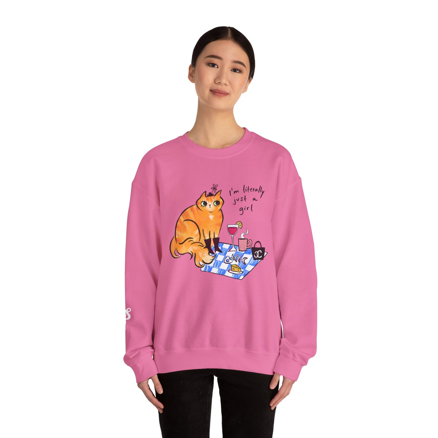 I'm literally just a girl Crewneck Sweatshirt