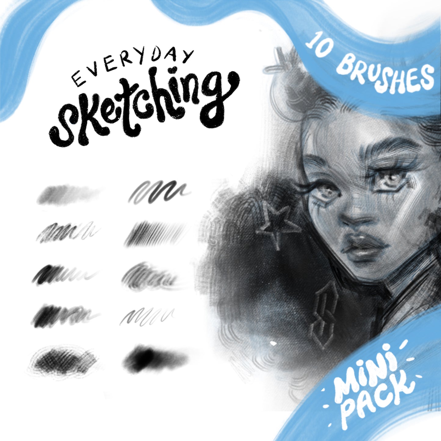 Isabelle's Mini Sketch Brush Pack — Procreate Brush Set