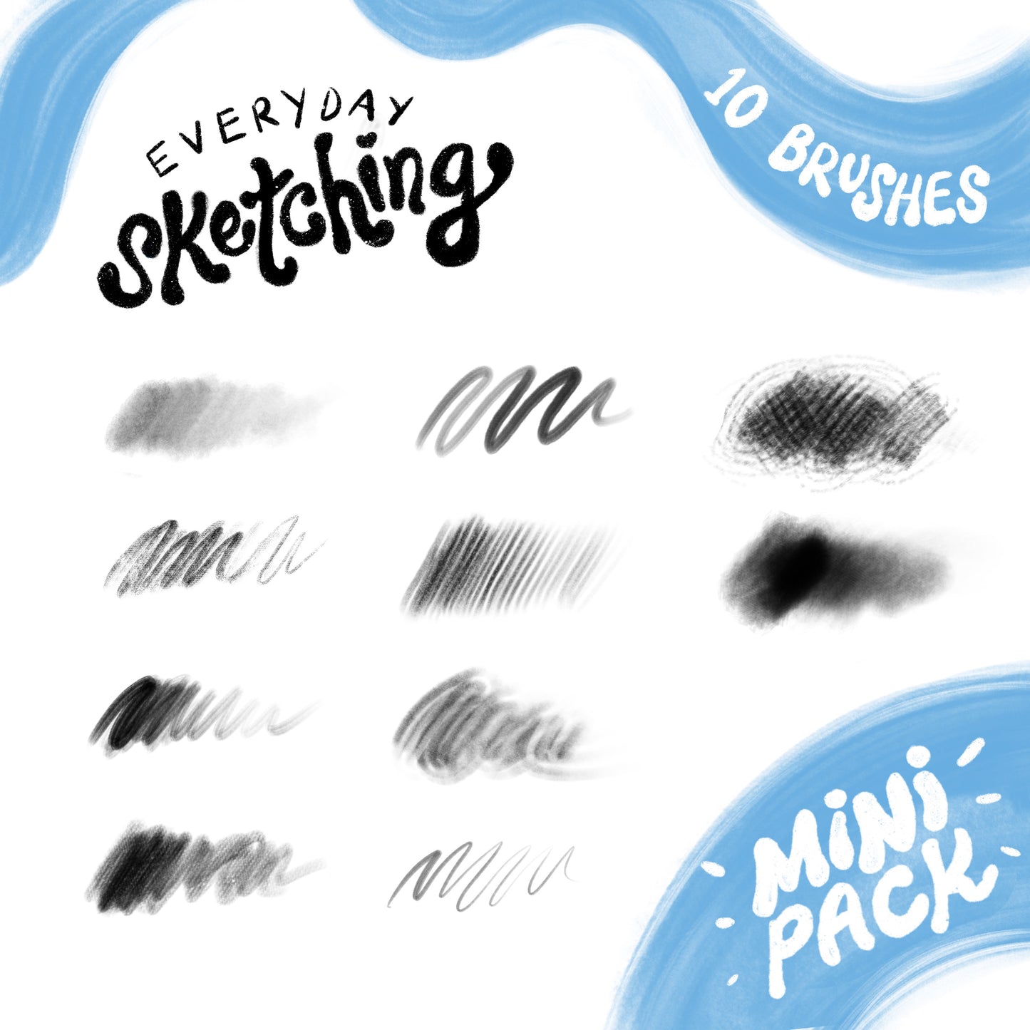 Isabelle's Mini Sketch Brush Pack — Procreate Brush Set